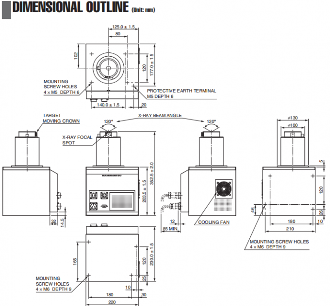 High resolution imaging example showing 2μm detail capability